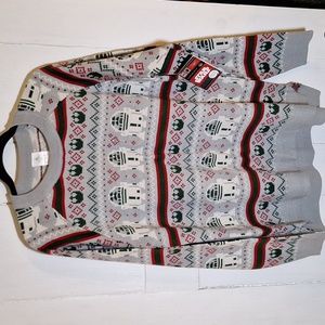 NWT Disney Star Wars ugly Christmas sweater lights up!